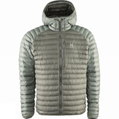 Haglofs Mens Essens Mimic Hood Beluga/Lite Beluga Haglofs Mens Essens Mimic Hood Beluga/Lite Beluga